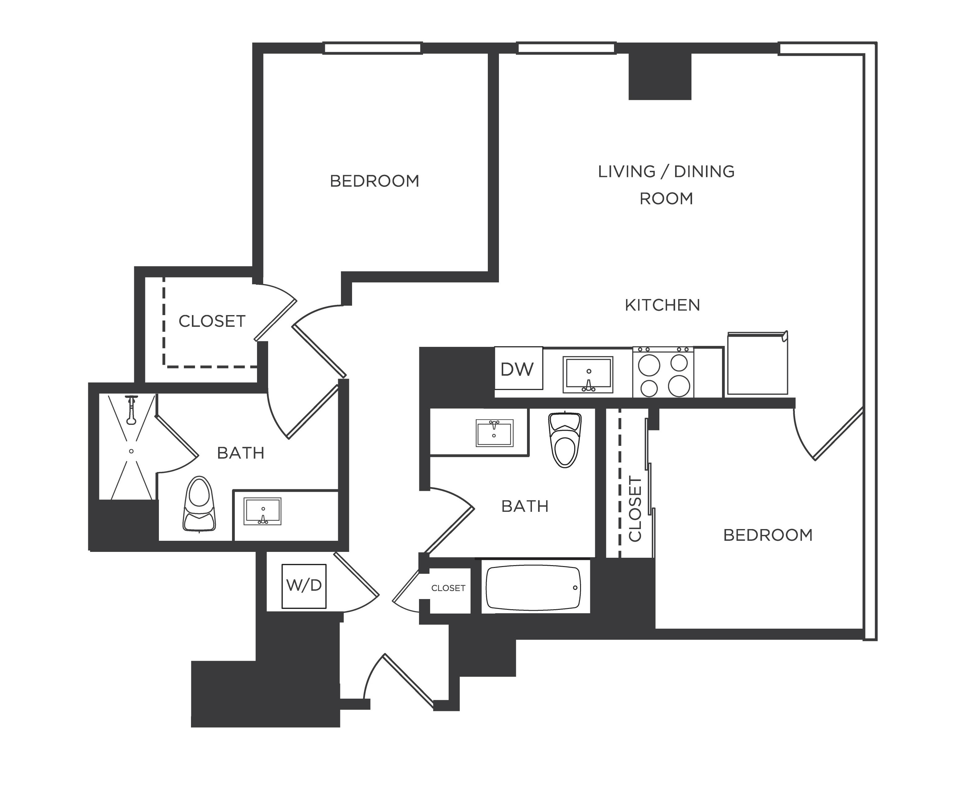 Floor Plan Image of Apartment Apt 0802